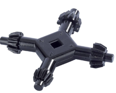 LLAVE 4 EN 1 PARA BROQUERO 1/4", 3/8", 5/16", 1/2" (GRANEL)