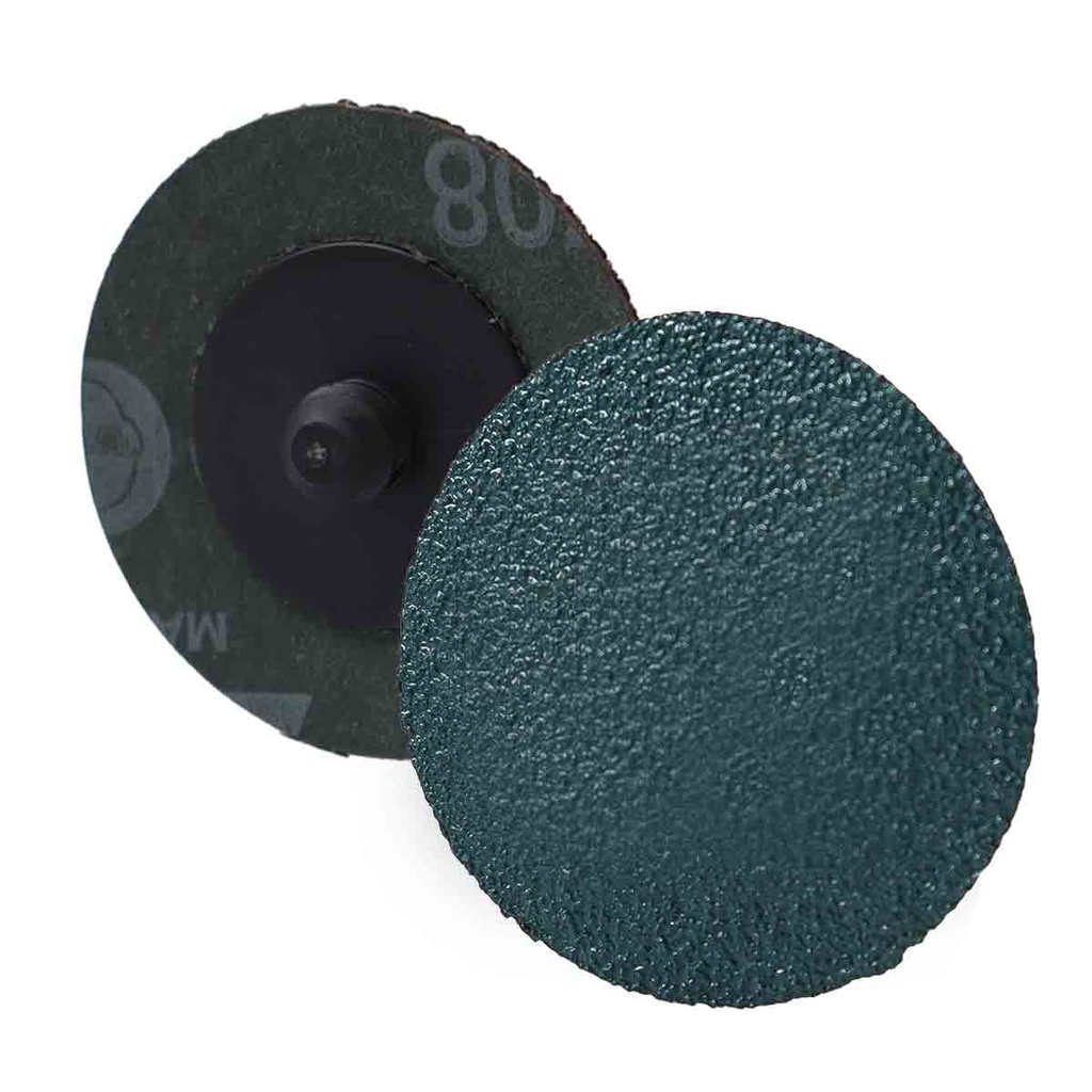 DISCO 3'' CAMBIO RAP. ZF G60 ROLOC TELA DE FIBRA (Precio x pieza - Empaque c/25 pzas)