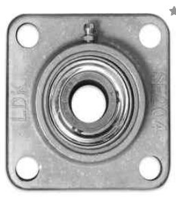CHUMACERA DE PARED  4T.    UCF208-24 1 1/2"  INOX.