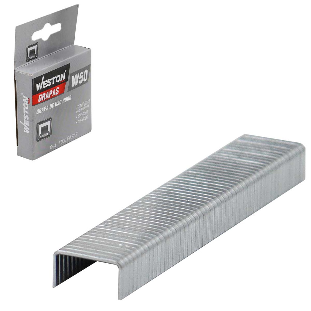 GRAPAS W50 1/4" (6MM) CAJA C/1000PZAS