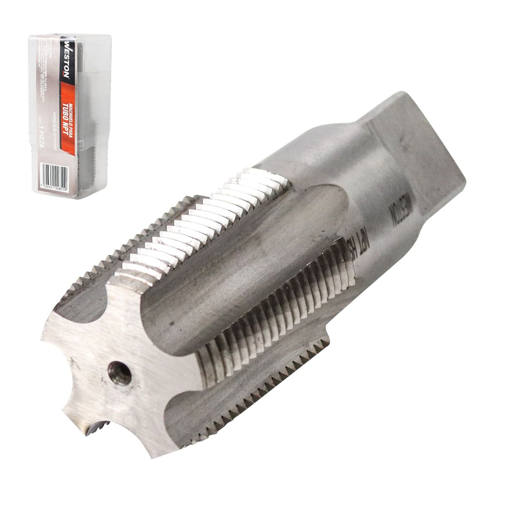 MACHUELO 1/4"-18 NPT HSS