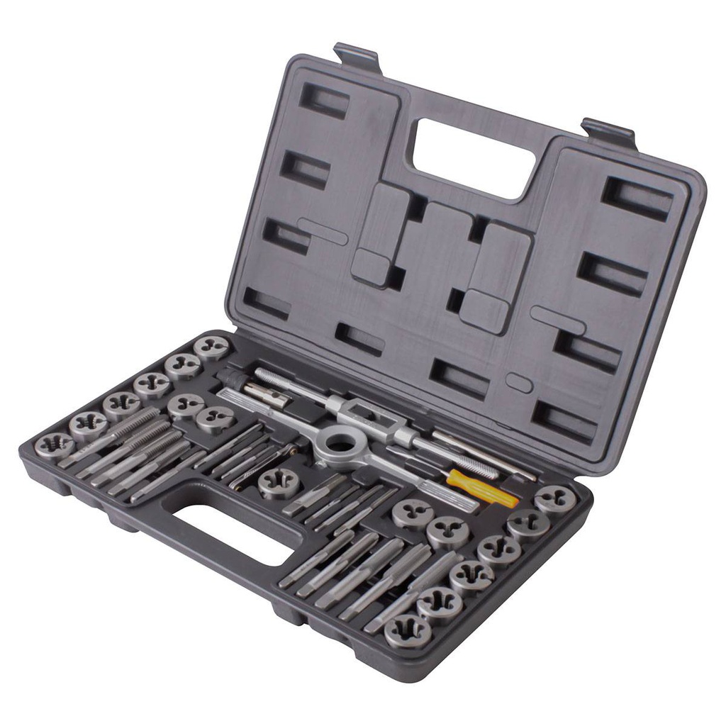 JGO.MACHUELOS Y DADO 40 PCS.FRACCIONAL A.C. A 1/2"