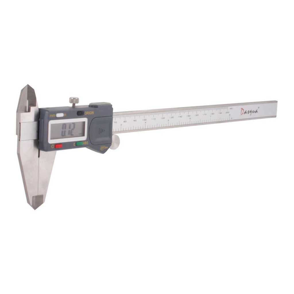 CALIBRADOR DIGITAL IP54 ABSOLUTO A PRUEBA DE AGUA 0-4" mm/in ZERO/ABS C/PILA CR2032 3V