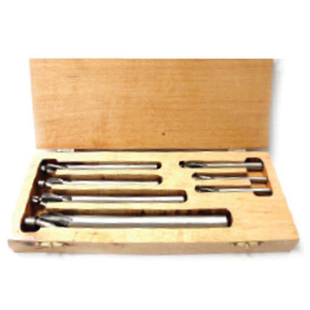 ESCAREADOR P/TORNILLO ALLEN JGO. 7 PZAS.          #6,#8,#10,1/4,5/16,3/8,1/2".