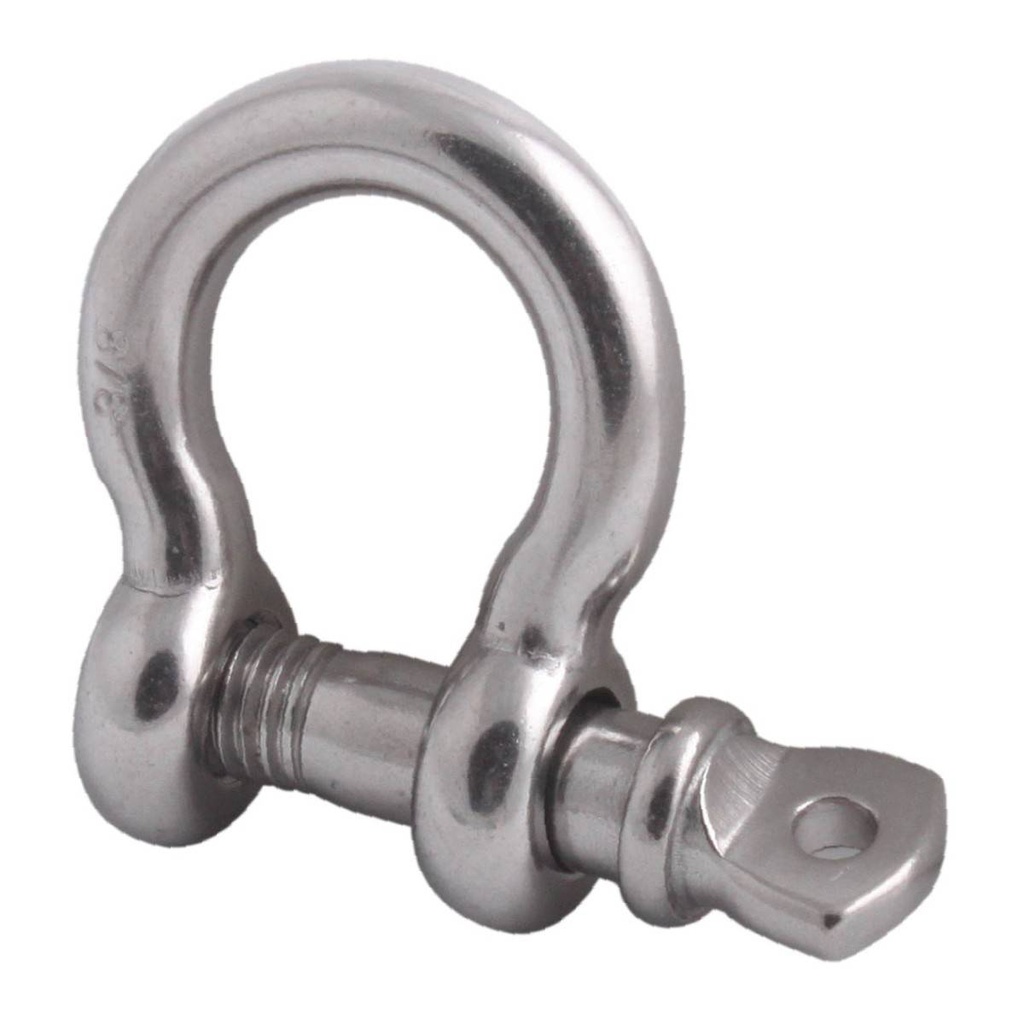 GRILLETE P/CABLE 3/4" ACERO INOX.
