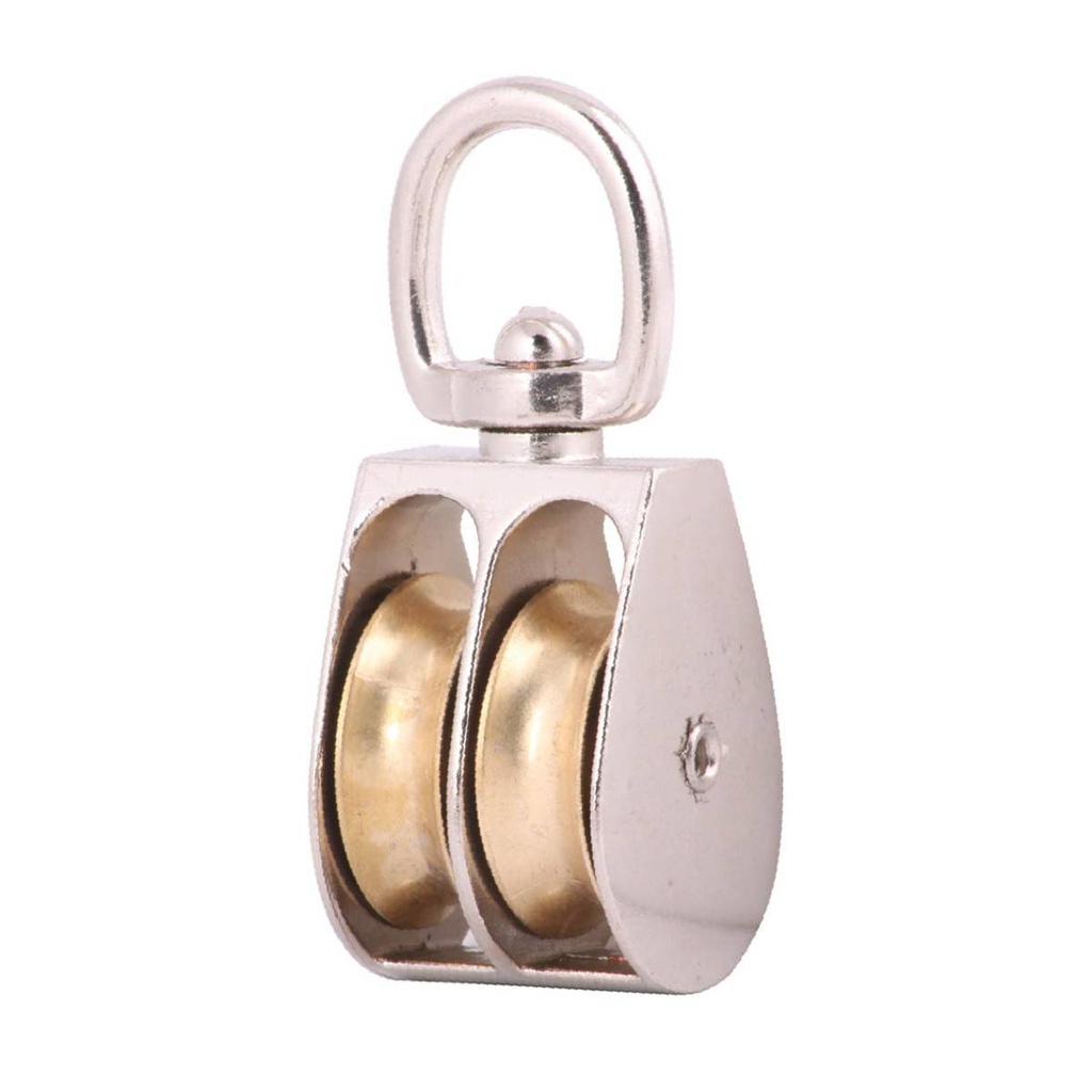 GARRUCHA GIRATORIA DOBLE ZINC 2"