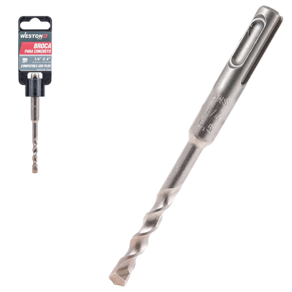 BROCA WP ZANCO SDS PLUS 1/4" X 6"
