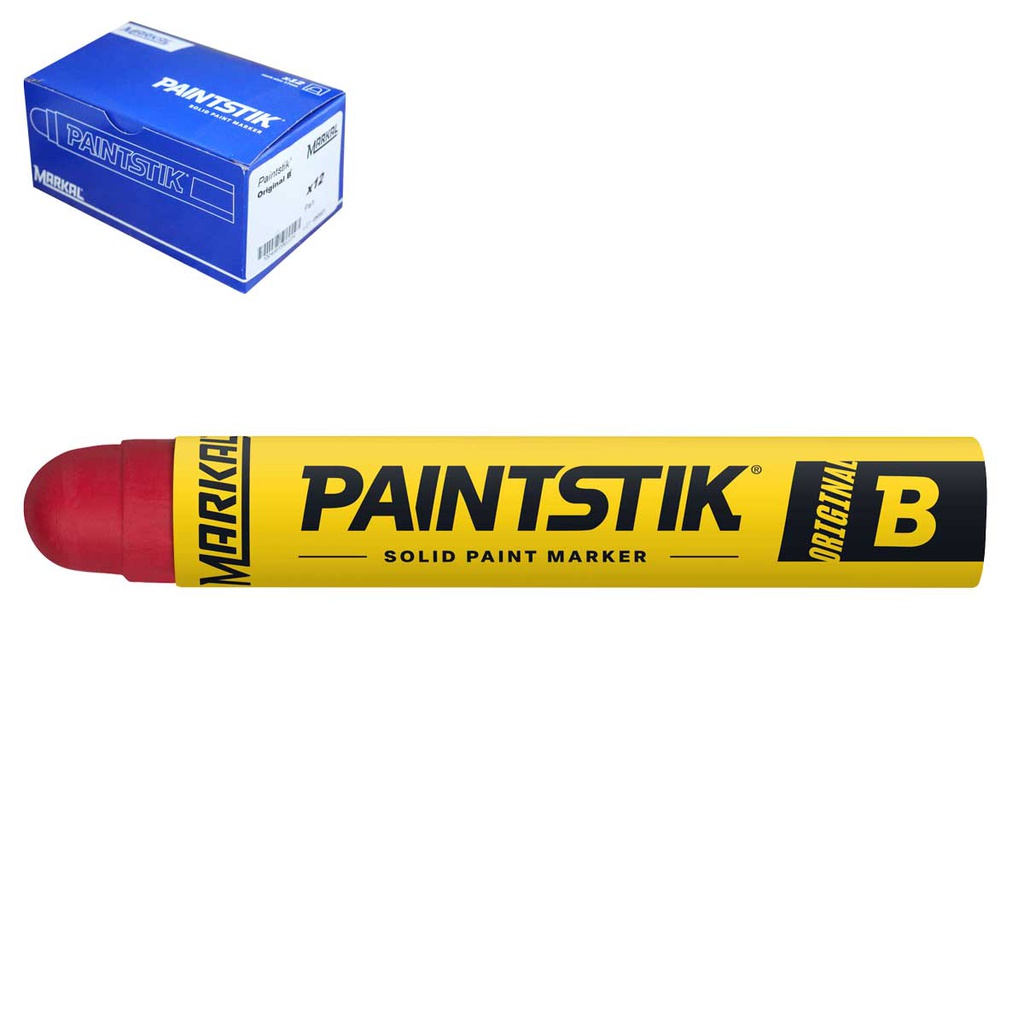 MARCADOR B PAINTSTIK ROJO (Precio x pieza - Empaque c/12 pzas)