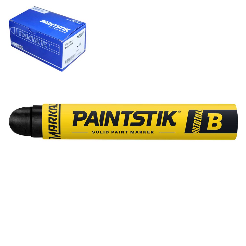 MARCADOR B PAINTSTIK NEGRO (Precio x pieza - Empaque c/12 pzas)