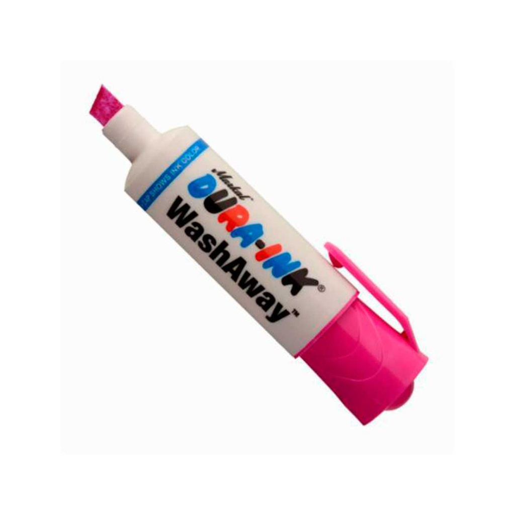 MARCADOR DURA INK WASHAWAY ROSA (Precio x pieza - Empaque c/12 pzas)