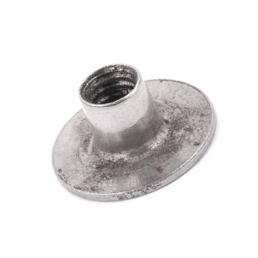 TUERCA "T" BRIDA SOLDABLE 1/4-20X5/16   (Precio x Pza - Caja c/100 pzas)