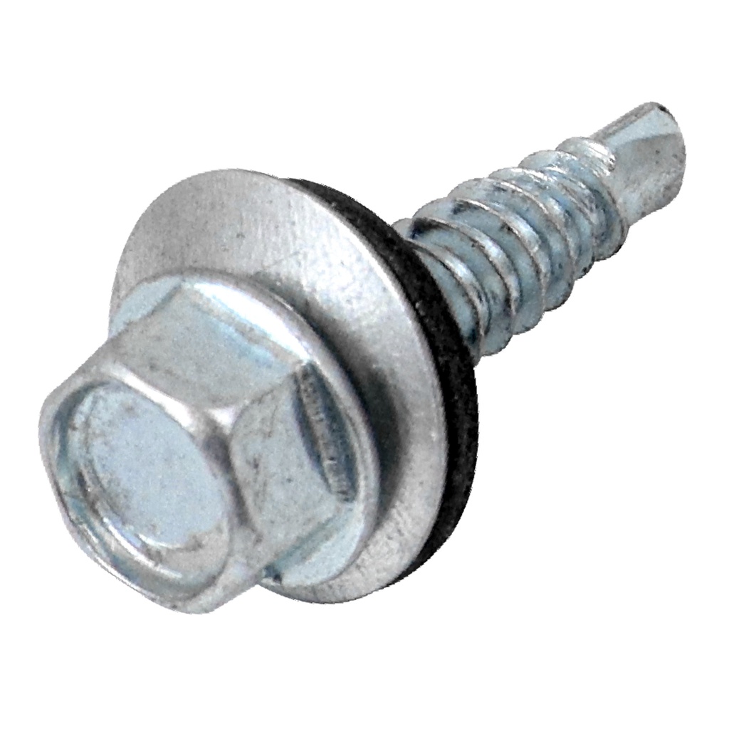 PIJA PUNTA DE BROCA CON RONDANA REDUCIDA#14 x 7/8" (Precio x  caja c/600 piezas)