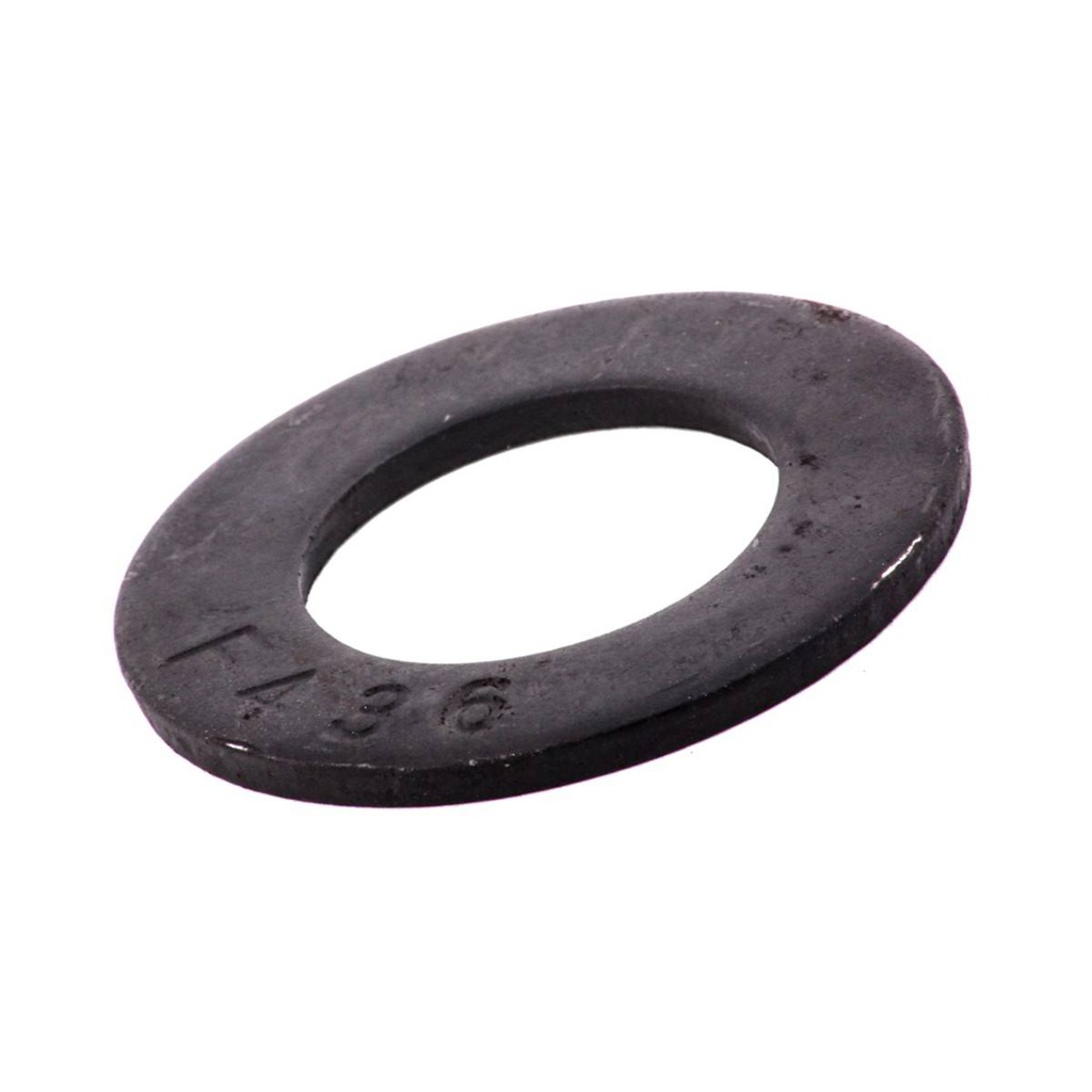 RONDANA PLANA F436 NEGRA 3-1/2"   (Precio x Pza - Caja c/5 pzas)