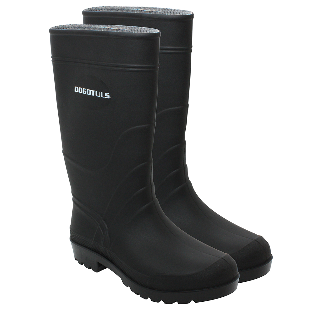 BOTA NEGRA JARDINERA PVC TALLA 7