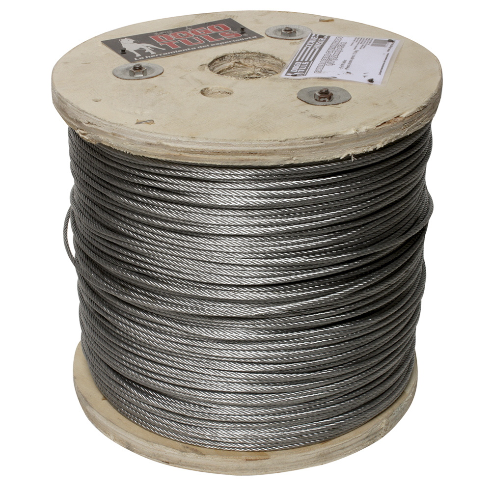 CABLE ACERO GALVANIZADO 1/4" 7X19 100mt