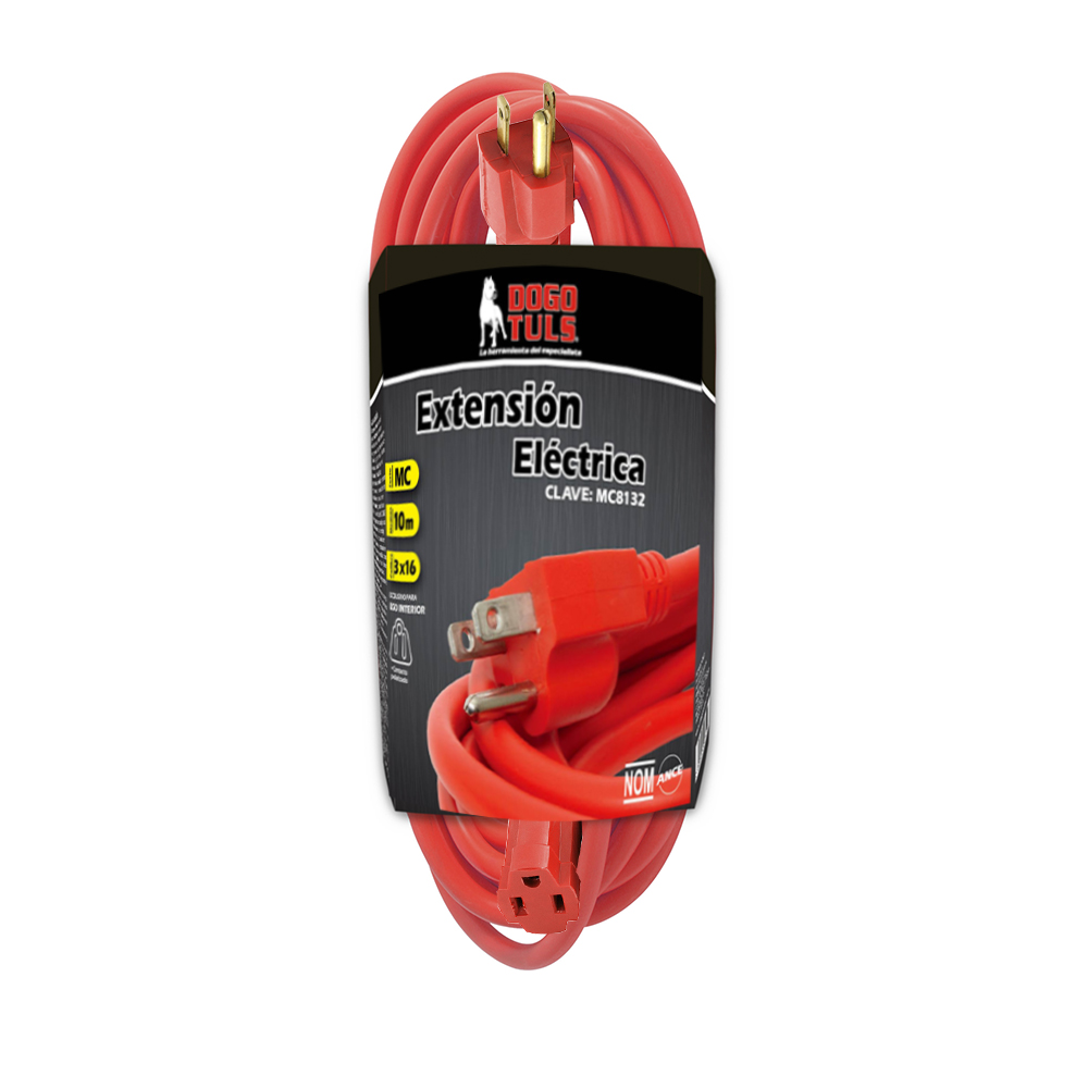 EXTENSION ELECTRICA 3x16 10 MTS USO RUDO