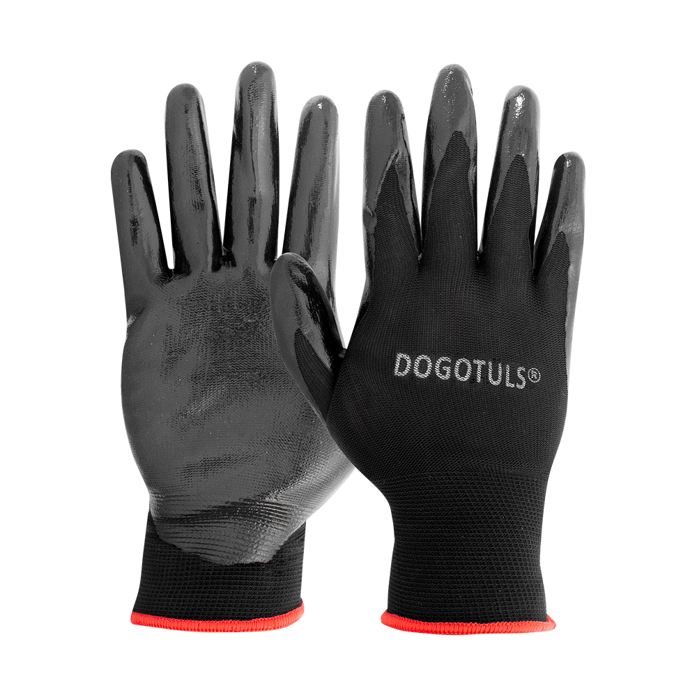 GUANTE NYLON PALMA NITRILO NEGRO GDE S/C