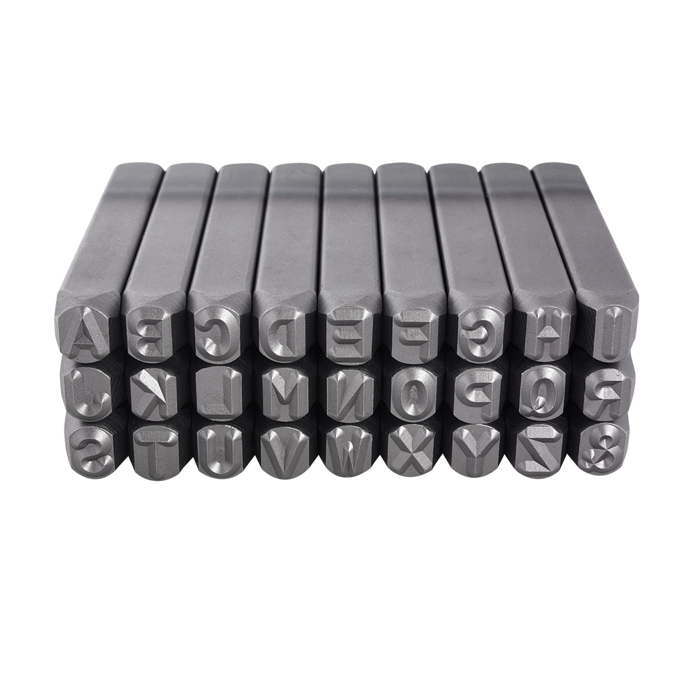 JGO DE LETRAS 1/4" GOLPE DE ACERO 6mm