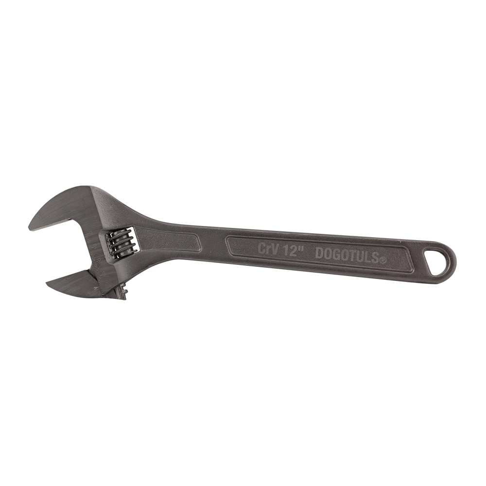 LLAVE AJUSTABLE 12" CRV NIQUEL NEGRO