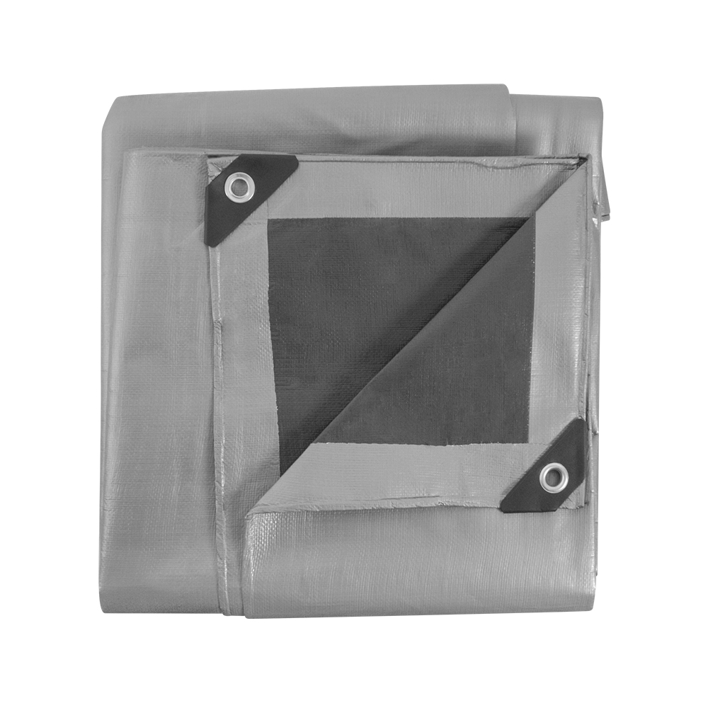 LONA POLIETILENO GRIS 10 X 10' REFORZADA