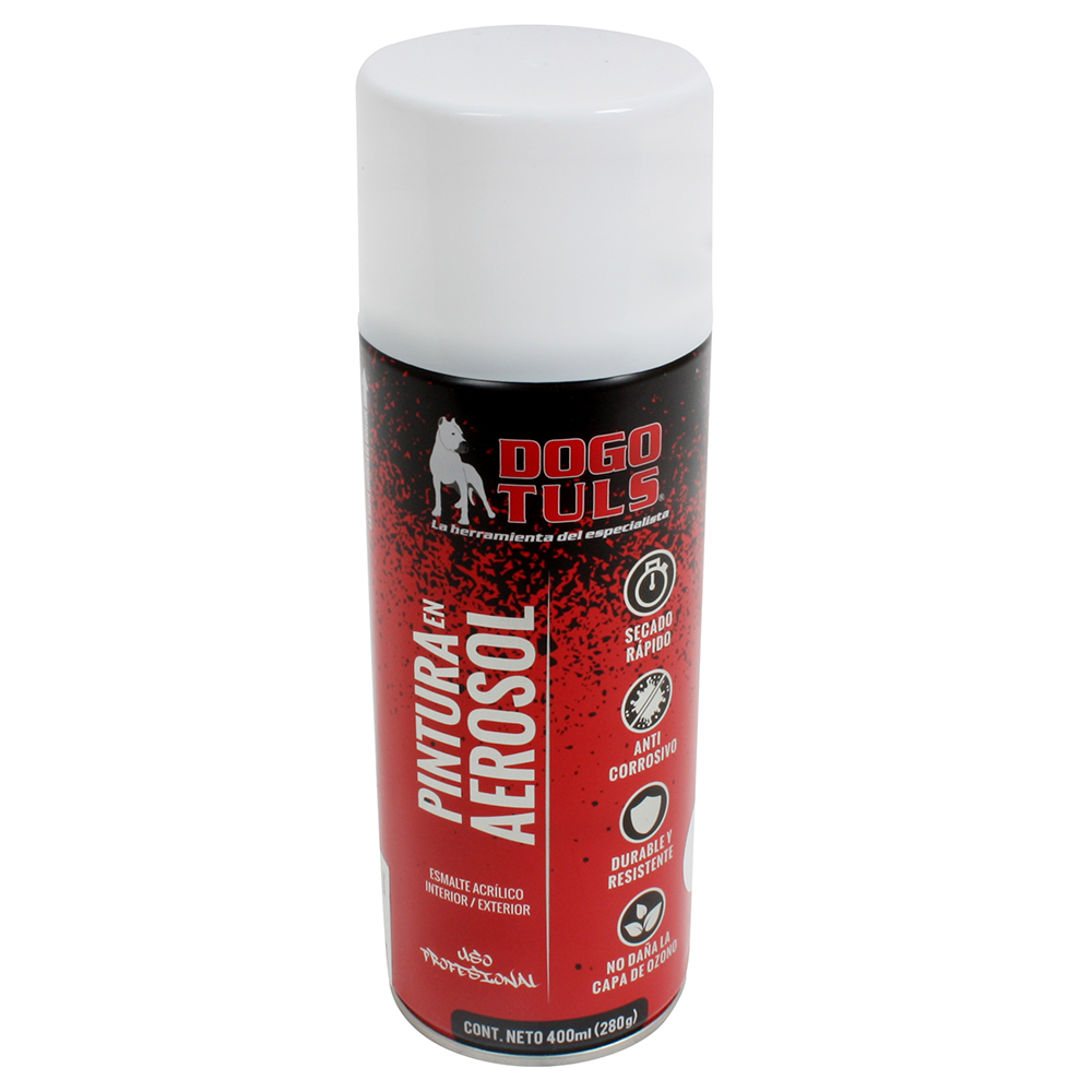 PINTURA AEROSOL BRILLANTE BLANCO