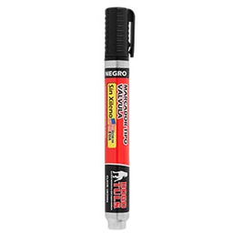 [UK2006] MARCADOR DE PINTURA LÍQUIDA TIPO VÁLVULA SIN XILENO COLOR NEGRO