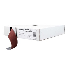 [LW-2080] ROLLO DE LIJA P/PLOMERÍA AO 2" X 50YD G100