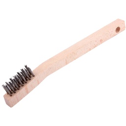 [Z-10110] CEPILLO C/MANGO MADERA P/SOLDADOR 3X7 PINCELES A. LATONADO .006"
