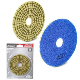 [Z-19105] PAD DE DIAMANTE PARA PULIDO 4'' G100
