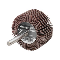 [Z-20575] RUEDA FLAP C/VASTAGO A240 2 X 1 X 1/4 (Precio x pieza - Empaque c/10 pzas)