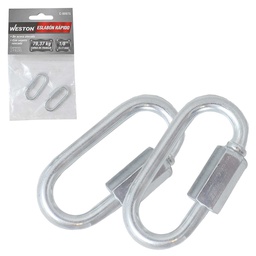 [C-00990] ESLABON RAPIDO ACABADO ZINC 1/4"X45MM