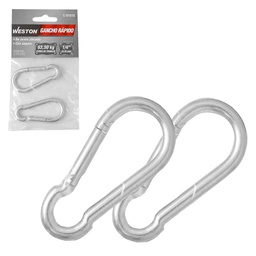 [C-01030] GANCHO RAPIDO ACERO C/SEGURO ZINC 10MM X 100MM (PRECIO X PIEZA - EMPAQUE C/1 PZA)