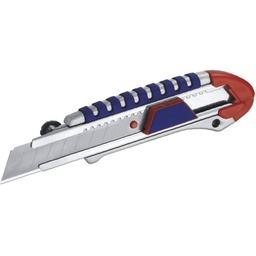 [ST-6-300-060] CÚTER DE ALUMINIO DE 25 MM CON GRIP DE TPR