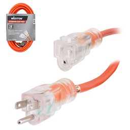 [W-50150] CABLE D/EXTENSION ELECTRICA SJTW14/3C C/IND. 15M " NOT COATED , FULL COPPER"
