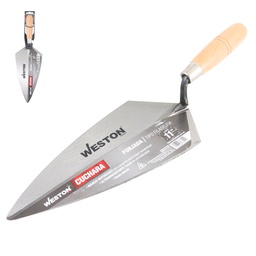 [Z-26035] CUCHARA FORJADA TIPO FILADELFIA 11" MANGO D/MADERA (Precio x pieza - Empaque c/12 pzas)