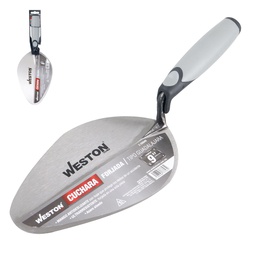 [Z-26040] CUCHARA FORJADA TIPO GUADALAJARA 9" MANGO TPR (Precio x pieza - Empaque c/12 pzas)