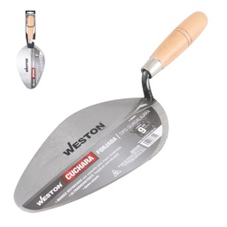 [Z-26045] CUCHARA FORJADA TIPO GUADALAJARA 9" MANGO D/MADERA (Precio x pieza - Empaque c/12 pzas)
