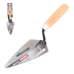 [Z-26050] CUCHARA SOLDADA TIPO FILADELFIA 6" MANGO D/MADERA (Precio x pieza - Empaque c/12 pzas)