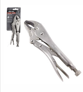 [PP-0010] PINZA DE PRESION C/MORDAZA CURVA CRV 7'' (7CR)