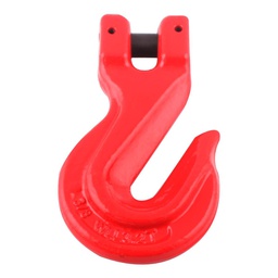 [C-00513] GANCHO CLEVIS G80 ROJO 1/4" TRABACADENA