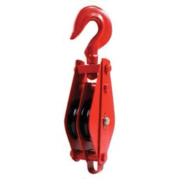 [C-00854-3] POLEA GARRUCHA P/CABLE DOBLE 4" 1T