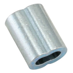 [C-01085] CASQUILLO DE ALUMINIO DOBLE 1/4"