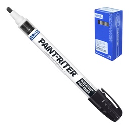 [STM-096823] MARCADOR VALVE ACTION NEGRO (Precio x pieza - Empaque c/12 pzas)