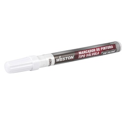 [STM-W001] MARCADOR DE PINTURA TIPO VÁLVULA BLANCO (Precio x pieza - Empaque c/12 pzas)
