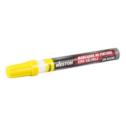 [STM-W005] MARCADOR DE PINTURA TIPO VÁLVULA AMARILLO (Precio x pieza - Empaque c/12 pzas)