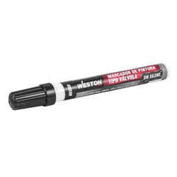 [STM-W015] MARCADOR DE PINTURA TIPO VÁLVULA NEGRO (Precio x pieza - Empaque c/12 pzas)
