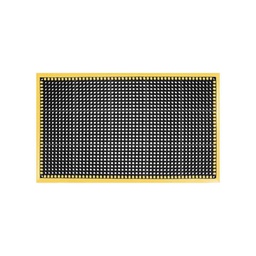 [TP-1335] TAPETE ANTIFATIGA DE DESAGUE NEGRO/AMARILLO 7/8'' X 40'' X 64''