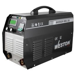 [Z-62820] INVERSOR MMA 250AMP 220V (1 FASE) Incluye: Juego de cables con pinza de tierra y pinza porta electrodo, cepillo de alambre y careta de plástico tipo paleta