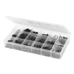 [A-16435] JGO SURTIDO PARA TALLER 460 PZAS (CUÑAS, PERNOS, ANILLOS D/RETENCIÓN Y CLIPS E)