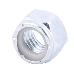 [ZK-03126] TUERCA D/SEG. INSERTO/NYLON GALV. M22 X 2.5  (Precio x  Caja c/25 pzas)